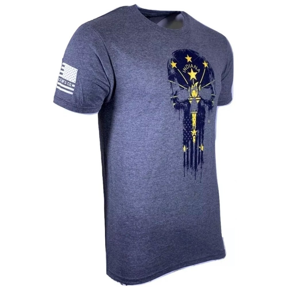 HOWITZER Clothing Men's T-Shirt S/S INDIANA SKULLS